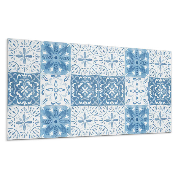 Dekorpanel falra Virágmintás csempékben