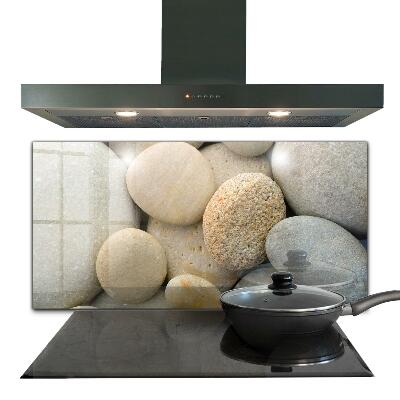 Konyhai panel Kavicsok és kövek mintázata