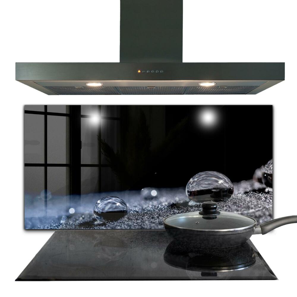 Konyhai hátfal panel Vízcseppek és fények