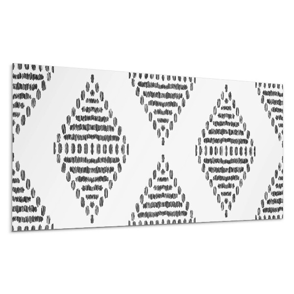 Dekorpanel falra Gyémántminta vonalakkal