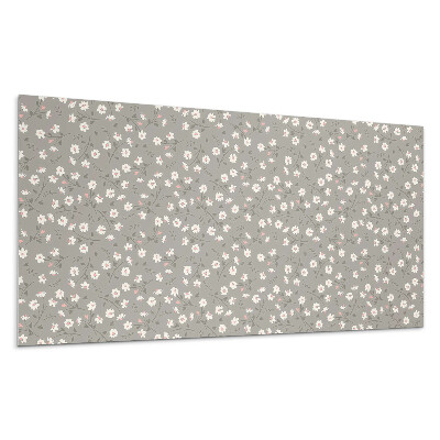 Pvc falburkolat Virágminta a háttérben