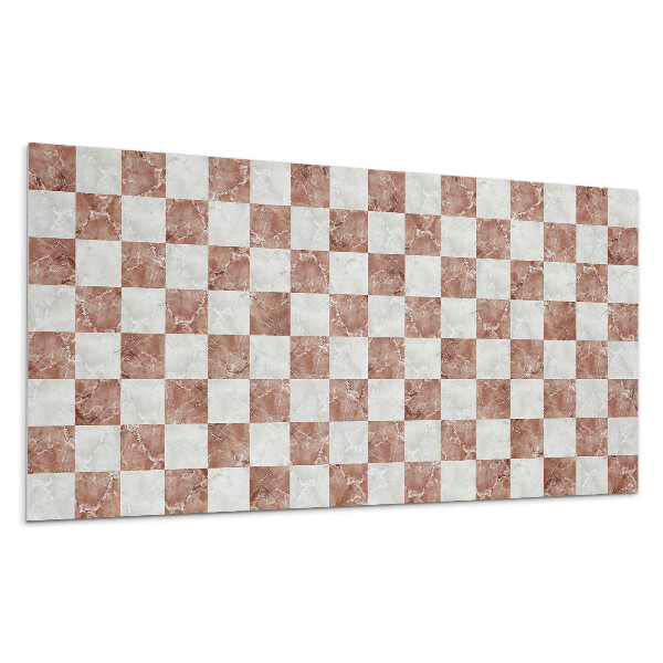 Dekorpanel falra Márvány sakktábla minta