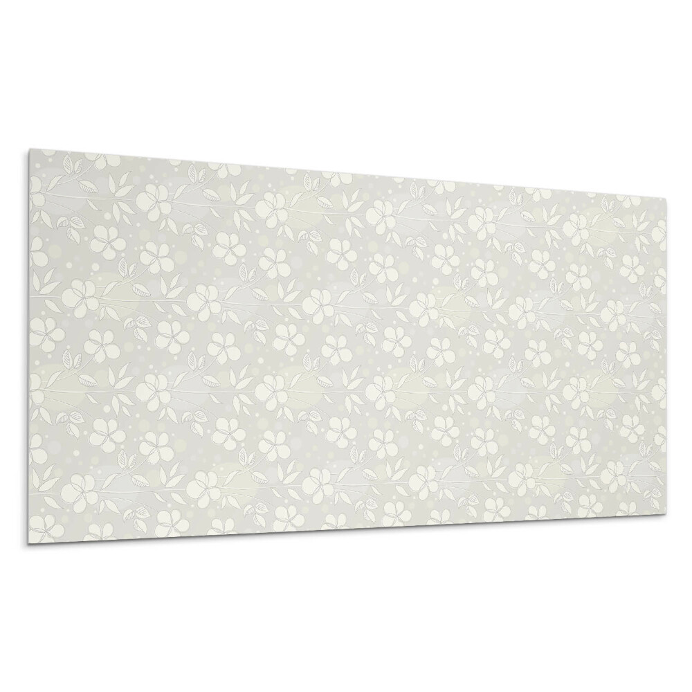 Öntapadó falburkolat Virágminta a háttérben