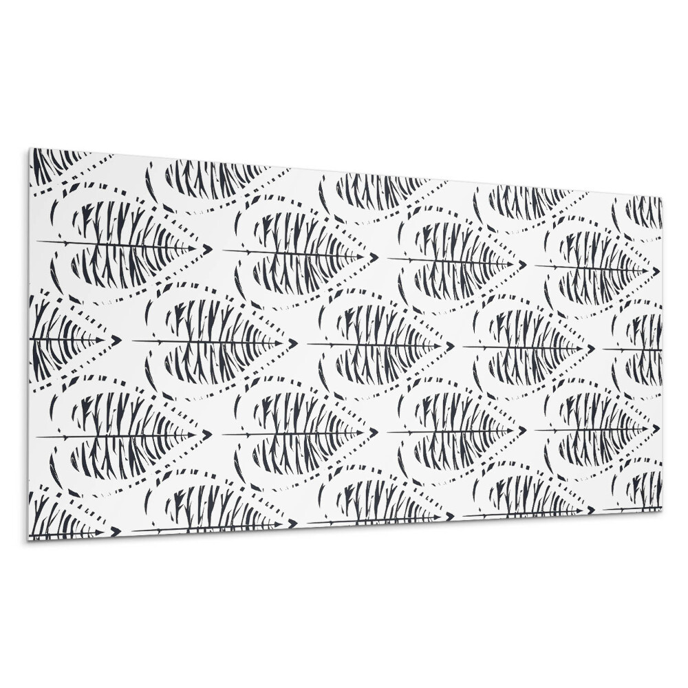 Dekorpanel falra Ritmikus levélmintázat