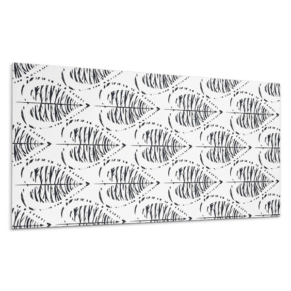 Dekorpanel falra Ritmikus levélmintázat