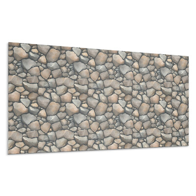 Pvc falburkolat Kövek mintázata a háttérben
