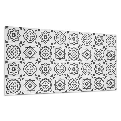 Falpanel Geometriai minták négyzetekben