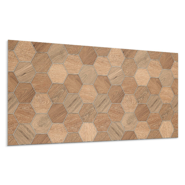 Dekorpanel falra Hatszögletű csempe minta