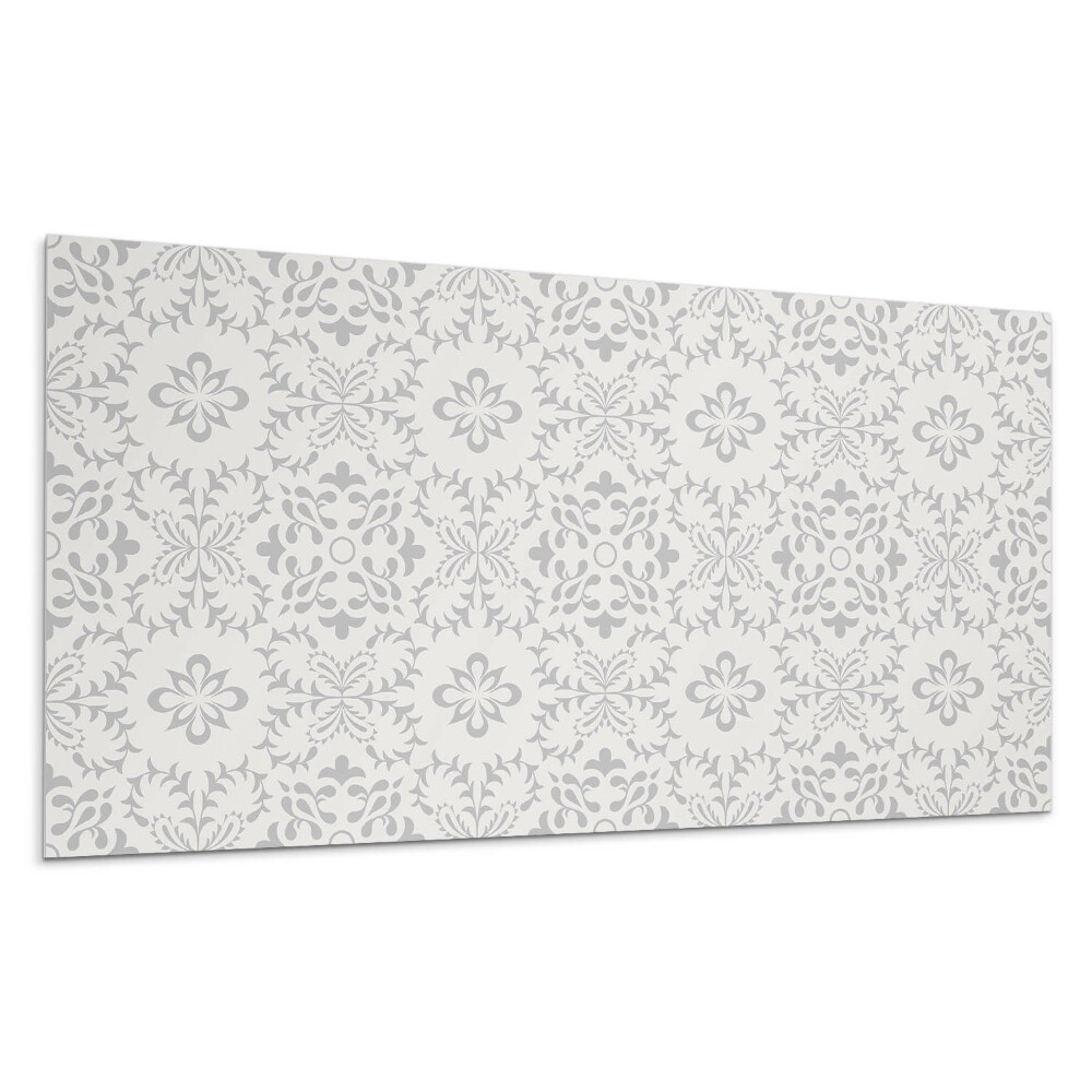 Dekorpanel falra Virágminta részletekkel