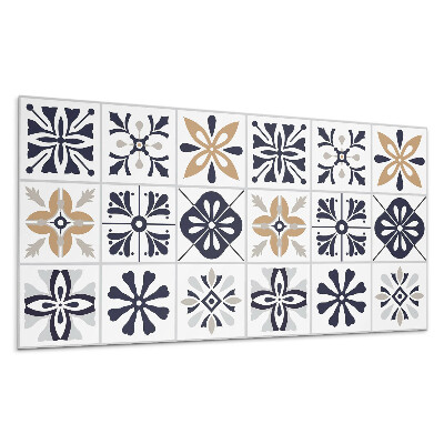 Pvc falburkolat Dekoratív minták a csempékben