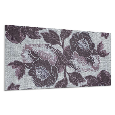 Dekorpanel falra Virágminta szöveten