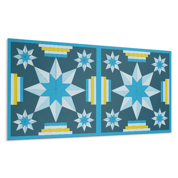 Öntapadó falburkolat Geometriai csillagok elrendezése