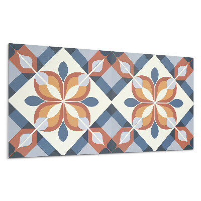 Falpanel Geometrikus virágmintás