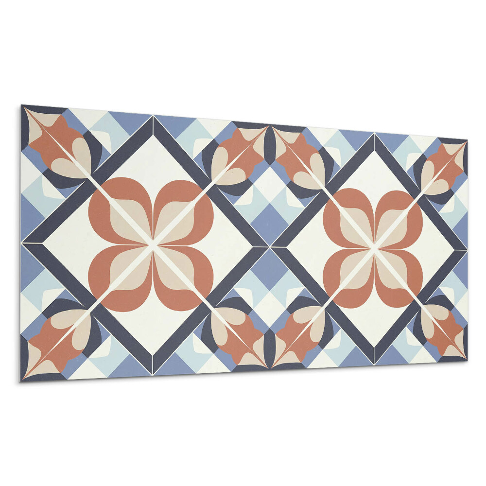 Pvc falburkolat Szimmetrikus virágmintás