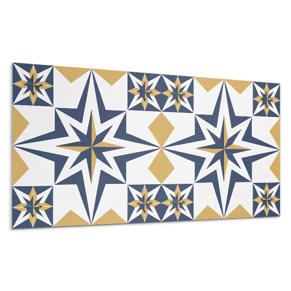 Pvc falpanel Geometrikus csillagok négyzetekben