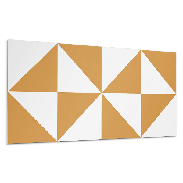 Dekorpanel falra Geometriai háromszögek négyzetekben