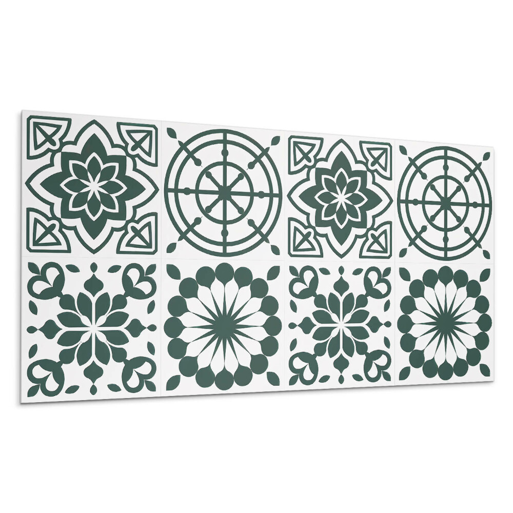 Falpanel Virág- és geometriai minták