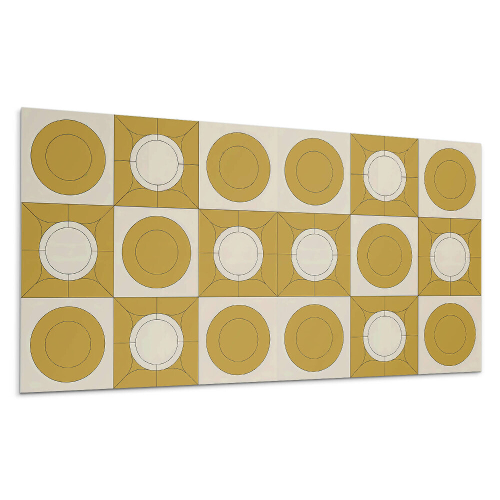 Falpanel Geometrikus minta körökkel