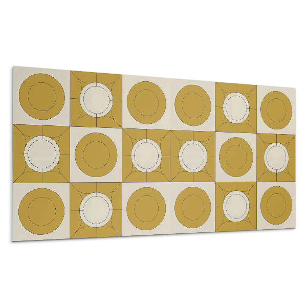 Falpanel Geometrikus minta körökkel