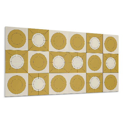 Falpanel Geometrikus minta körökkel