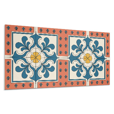 Falpanel Népi minta virágokkal