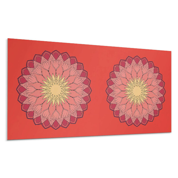 Pvc falburkolat Virágmintás mandala