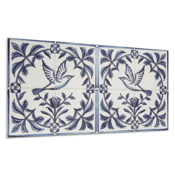 Öntapadó falburkolat Madár a növények között motívum