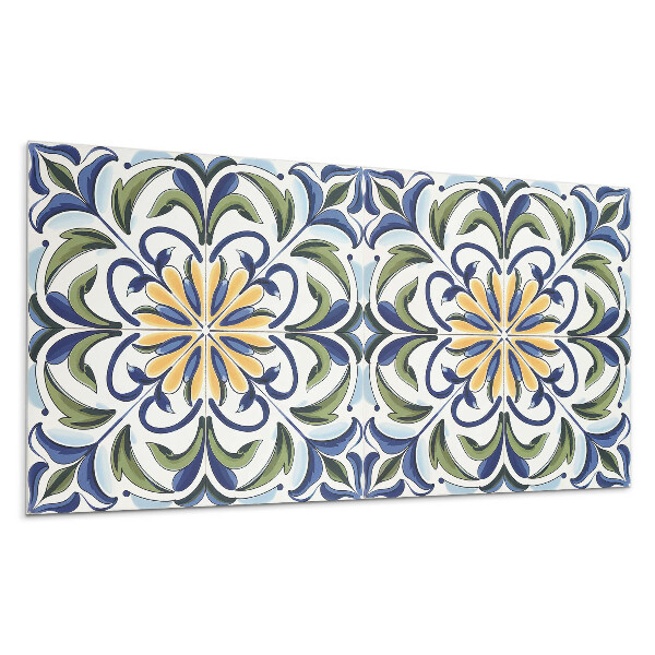 Falpanel Növényminta virágokkal