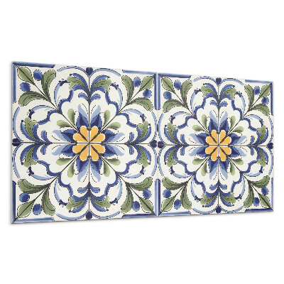 Öntapadó falburkolat Virágos kerámia minta