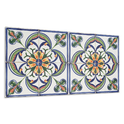 Falpanel Virágminta a csempén