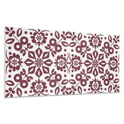 Pvc falburkolat Virágminta levelekkel