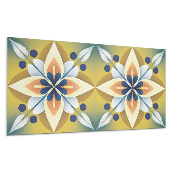 Öntapadó falburkolat Virágmintás mandala