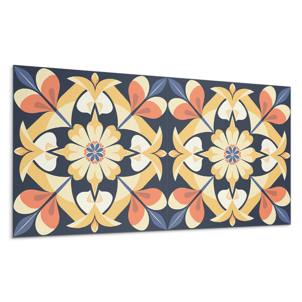 Falpanel Virágmintás mandala