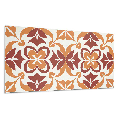 Pvc falpanel Virágminta levelekkel