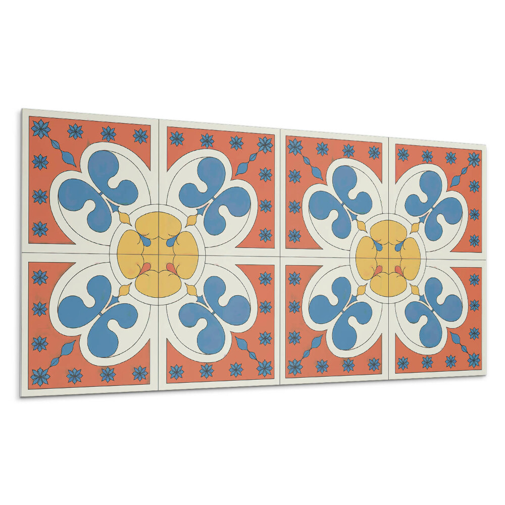 Falpanel Stílusos virágminta