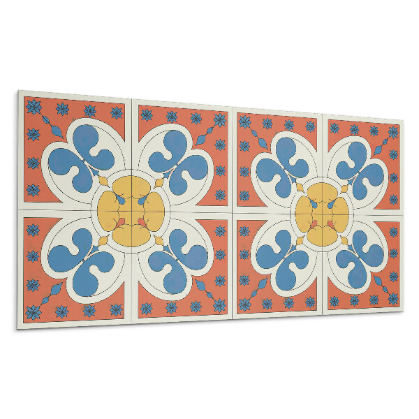 Dekorpanel falra Stílusos virágminta