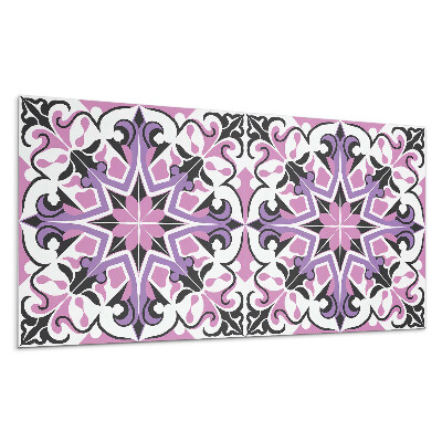 Öntapadó falburkolat Virágos csillagminta