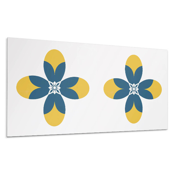 Öntapadó falburkolat Szimmetrikus virágmintás