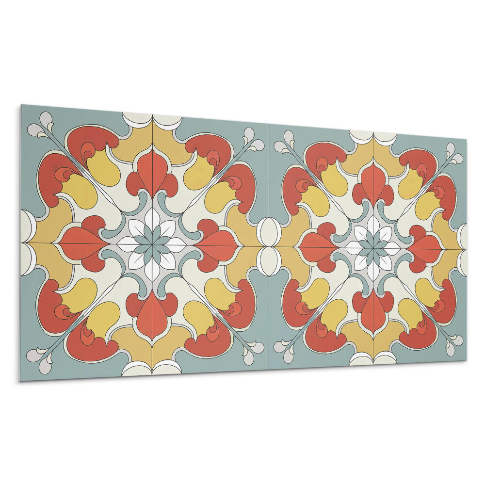 Dekorpanel falra Virágmintás mandala