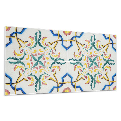 Falpanel Növényi minta díszekkel