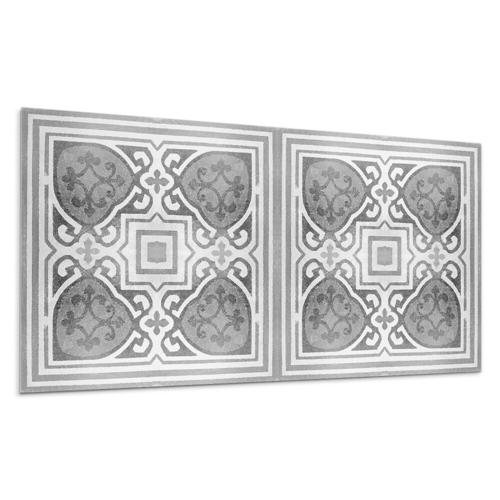 Dekorpanel falra Szimmetrikus díszekkel díszített minta