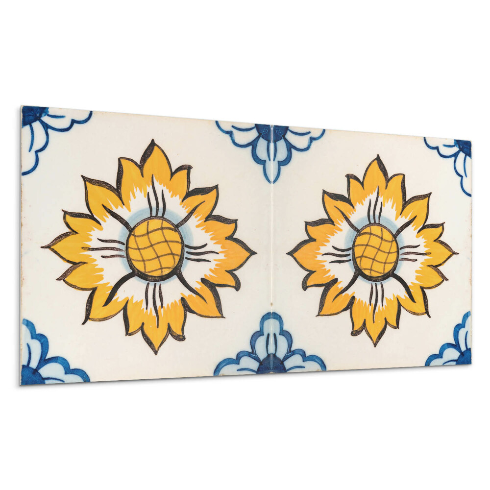 Pvc falburkolat Virágos kerámia minta