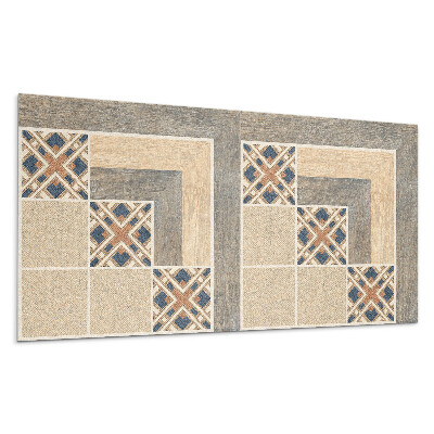 Falpanel Geometriai minták a csempéken