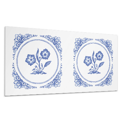 Dekorpanel falra Virágminta körben