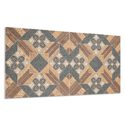 Öntapadó falburkolat Virágmotívumos minta