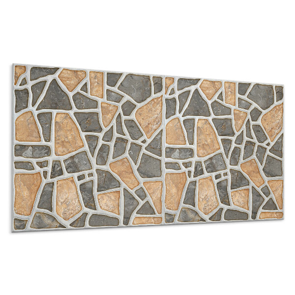 Öntapadó falburkolat Kő mozaik minta