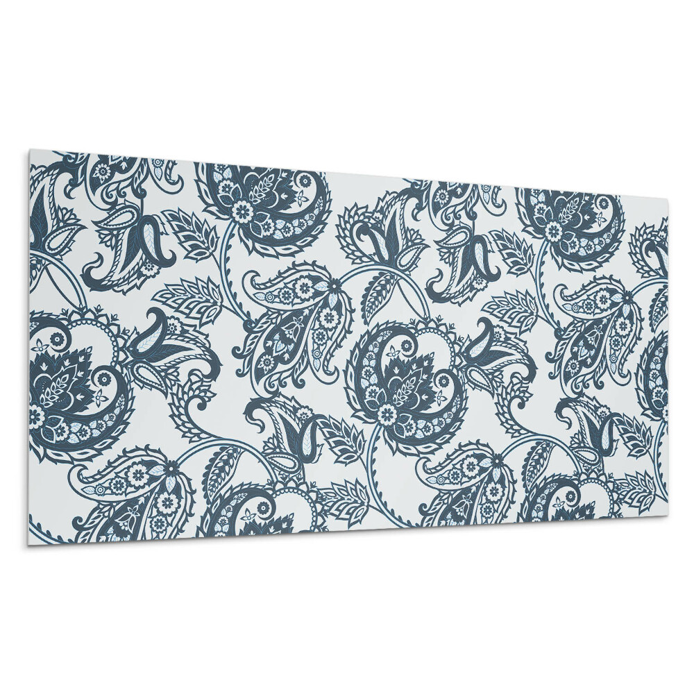 Falpanel Növényi minta részletekkel