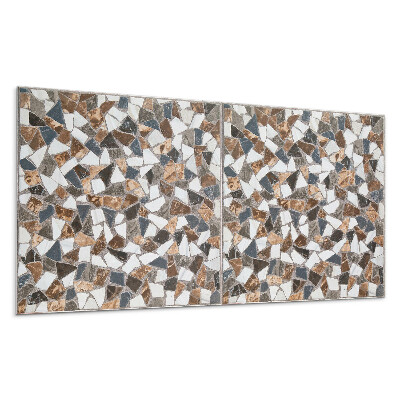 Dekorpanel falra Különböző formájú mozaik