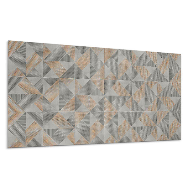Dekorpanel falra Geometrikus háromszög minta