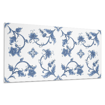 Öntapadó falburkolat Virágminta a háttérben